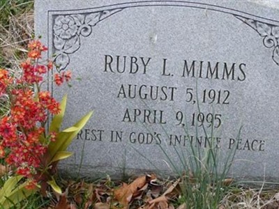 Ruby L. Mimms on Sysoon