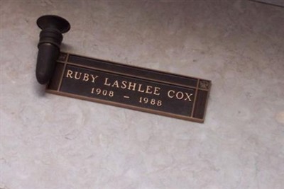 Ruby Lashlee Cox on Sysoon