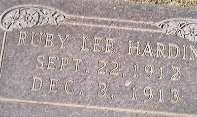 Ruby Lee Hardin on Sysoon