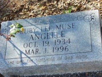 Ruby Lee Muse Angelle on Sysoon