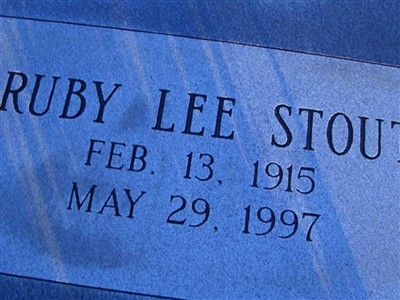 Ruby Lee Stout on Sysoon