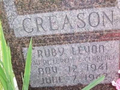 Ruby Levon Creason on Sysoon