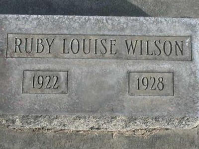 Ruby Louise Wilson on Sysoon