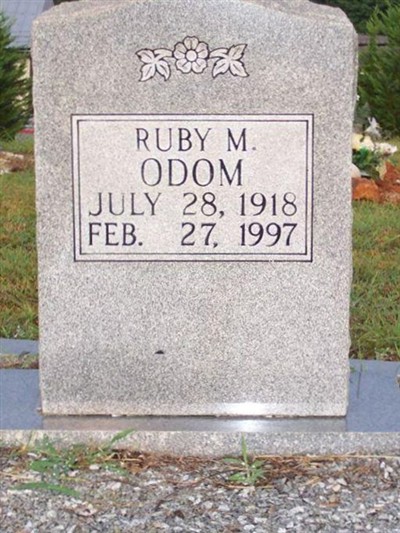 Ruby M Odom on Sysoon