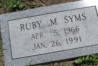 Ruby M. Syms on Sysoon