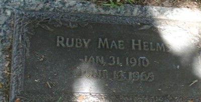 Ruby Mae Helms on Sysoon