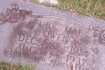 Ruby Mae Owen on Sysoon