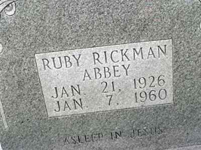 Ruby Mae Rickman on Sysoon
