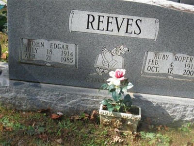 Ruby Mae Roper Reeves on Sysoon