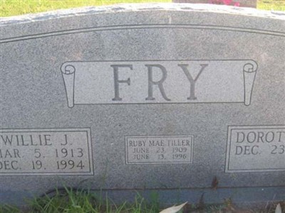 Ruby Mae Tiller Fry on Sysoon