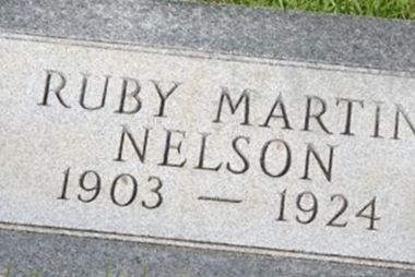 Ruby Martin Nelson on Sysoon