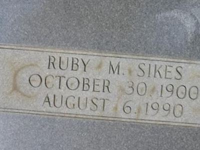Ruby May Price Sikes on Sysoon