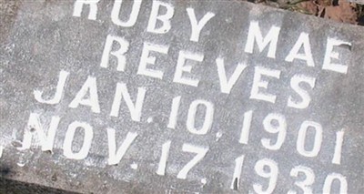 Ruby May Reeves on Sysoon