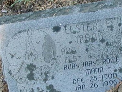 Ruby May "Rowe" Mann on Sysoon
