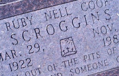 Ruby Nell Cook Scroggins on Sysoon