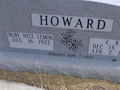 Ruby Nell Lemon Howard, Find a grave on Sysoon Ruby Nell Lemon Howard on Sysoon