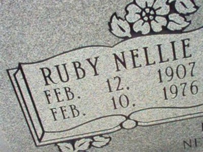 Ruby Nellie Adams on Sysoon