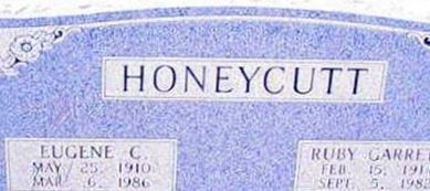 Ruby Odessa Garrett Honeycutt on Sysoon