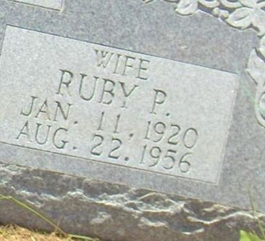 Ruby P. Adkins on Sysoon