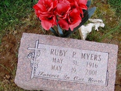 Ruby P Myers, Find a grave on Sysoon Ruby P Myers on Sysoon