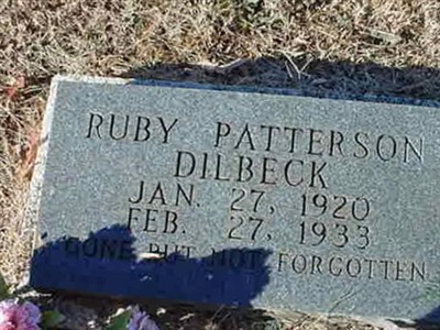 Ruby Patterson Dilbeck on Sysoon