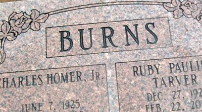 Ruby Pauline Tarver Burns on Sysoon