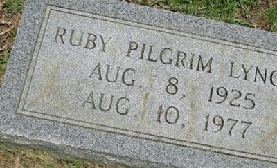 Ruby Pilgrim Lynch on Sysoon