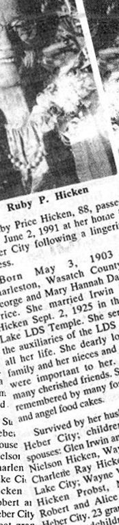Ruby Price Hicken on Sysoon