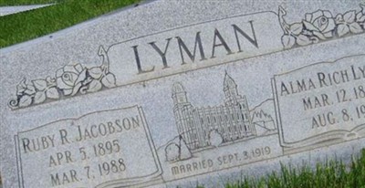 Ruby R Jacobson Lyman on Sysoon