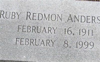 Ruby Redmon Anderson on Sysoon