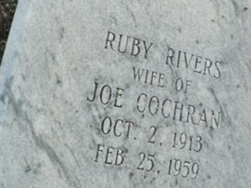 Ruby Rivers Cochran on Sysoon
