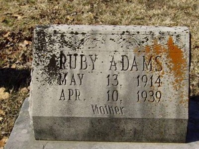 Ruby Sloan Adams on Sysoon