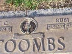 Ruby T Toombs, Find a grave on Sysoon Ruby T Toombs on Sysoon