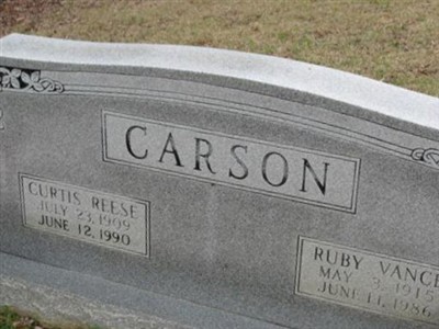 Ruby Vance Carson on Sysoon