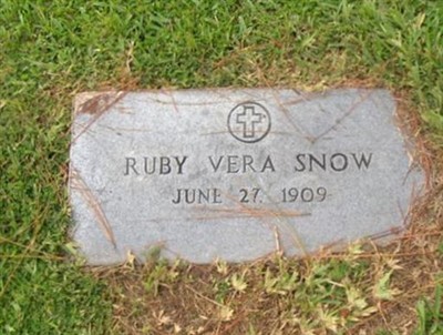 Ruby Vera Snow on Sysoon