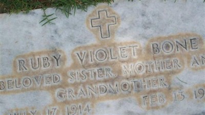 Ruby Violet Bone on Sysoon