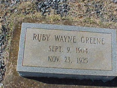 Ruby Wayne Greene on Sysoon
