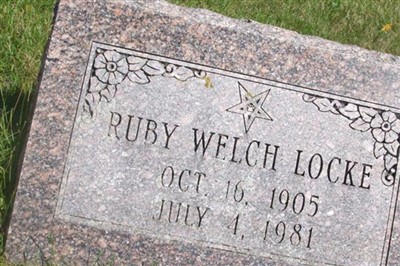 Ruby Welch Locke on Sysoon