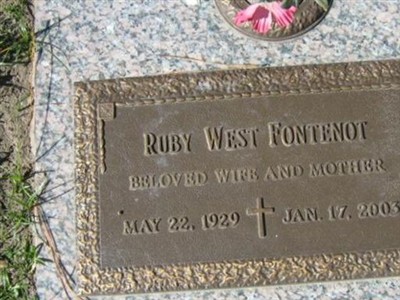Ruby West Fontenot on Sysoon