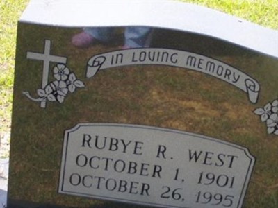 Rubye R West on Sysoon