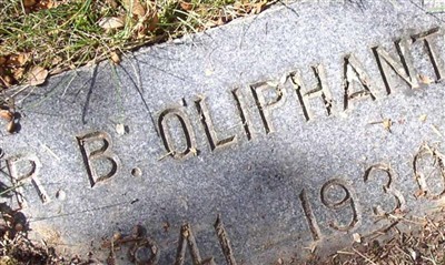 Rudolphus Barton "R. B." Oliphant on Sysoon