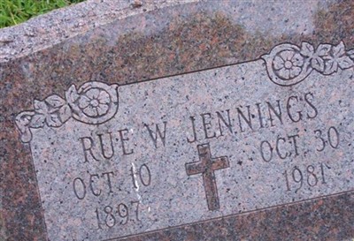 Rue W. Jennings on Sysoon