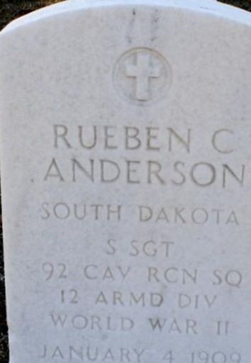 Rueben C Anderson on Sysoon