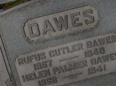 Rufus Cutler Dawes on Sysoon