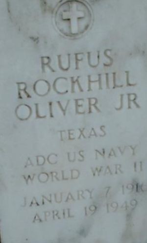 Rufus Rockhill Oliver, Jr on Sysoon