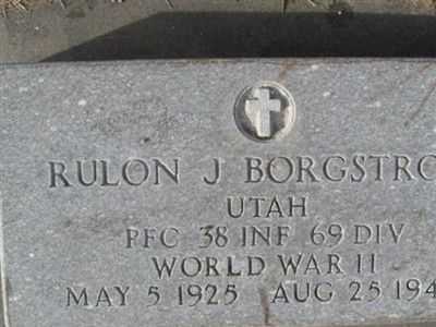 Rulon J Borgstrom on Sysoon