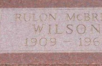 Rulon Mcbride Wilson on Sysoon
