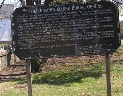 Rumney Marsh Burying Ground on Sysoon