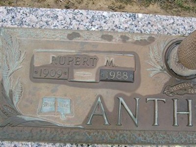 Rupert M. Anthony on Sysoon