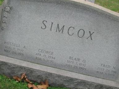 Russell A Simcox on Sysoon